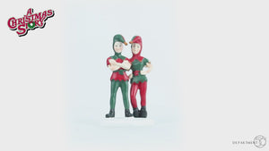 Department Store Elves from Dept 56 A Christmas Story Village EXCLUSIVE Video 