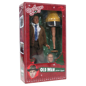 Old Man 8" Clothed And Leg Lamp Figure