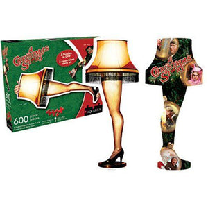 600pc Leg Lamp 2 Sided Puzzle from A Christmas Story