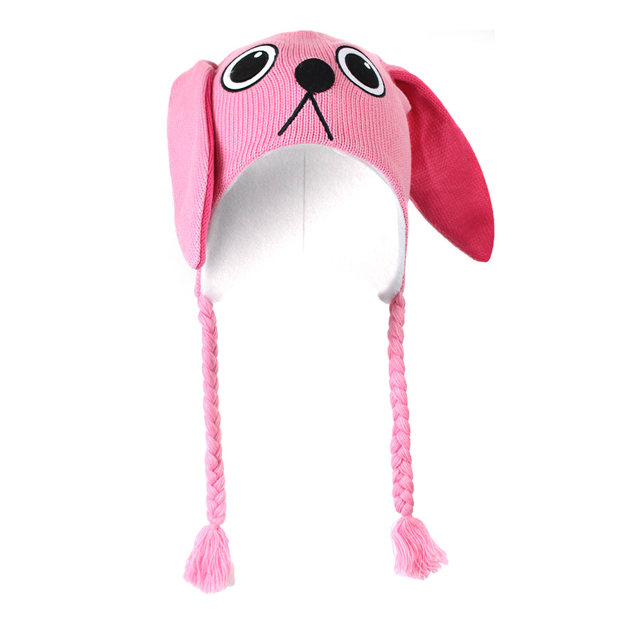 Pink Bunny Laplander Hat