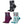 Load image into Gallery viewer, Nightmare Before Christmas Coffin 3-Pair Crew Socks 
