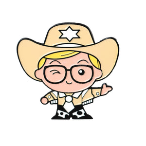 Sheriff Enamel Christmas Enamel Pin