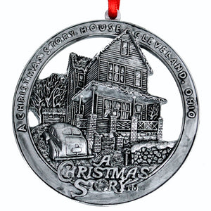 A Christmas Story House Round Ornament