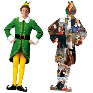 Buddy the ELF Movie Lot 3 items Puzzle, Bobnlehead, Koozie/Cup