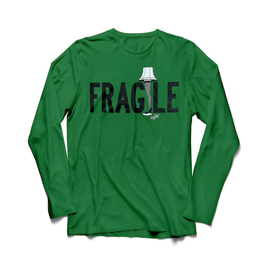 Fragile LONG SLEEVE Tee from A Christmas Story Green