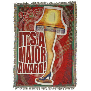 Leg Lamp Tapestry Throw