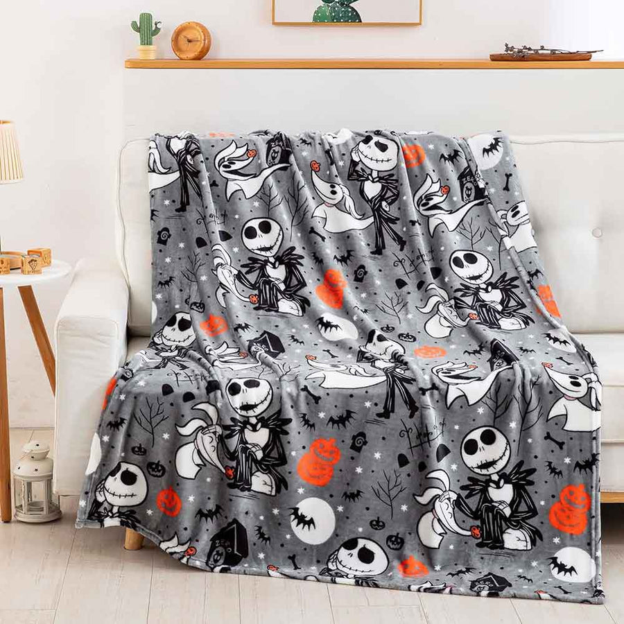 Best Friends Nightmare Before Christmas Silk Touch Throw Blanket