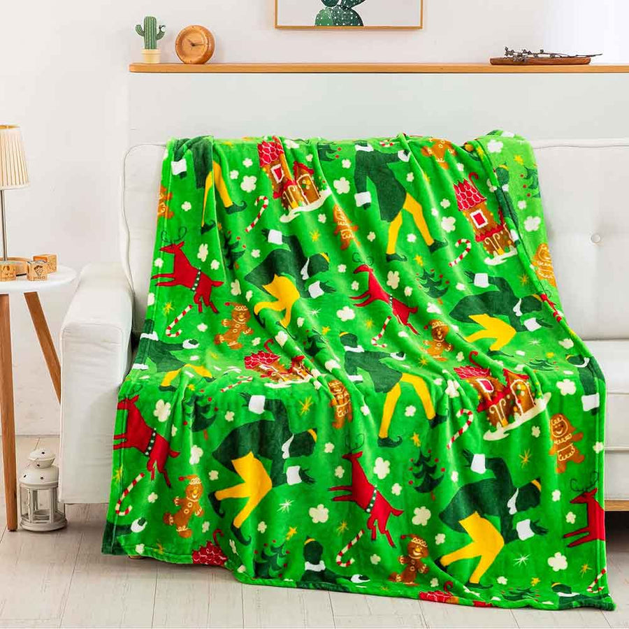 Busy Elf Silk Touch Throw Blanket