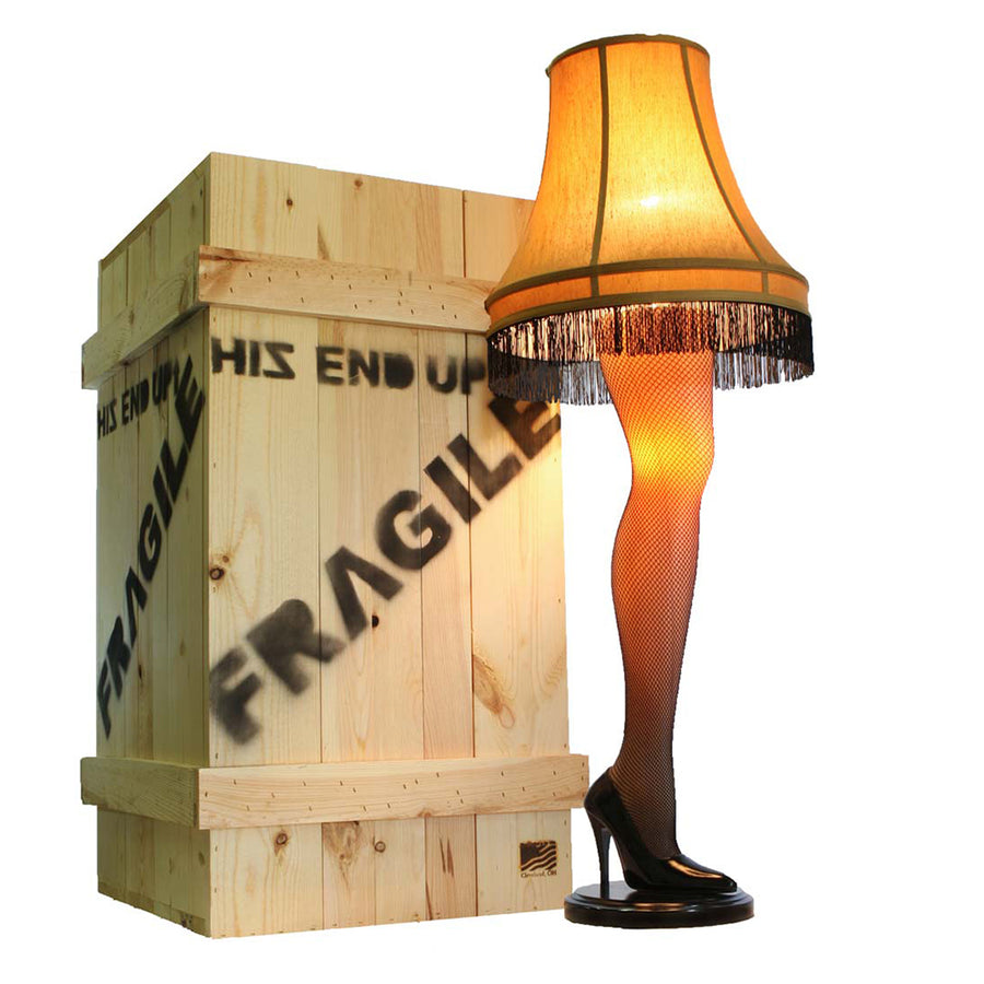 Darren Mcgavin Christmas Story Leg Lamp