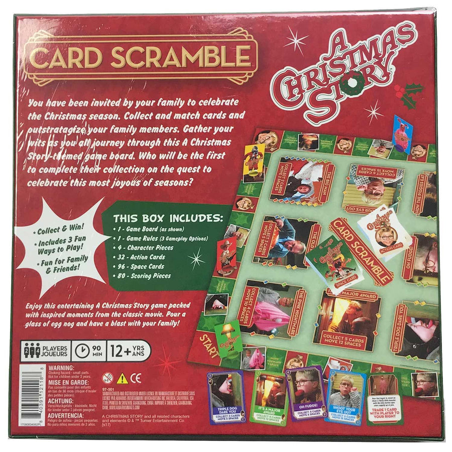 A Christmas Story Card Scramble Game Back