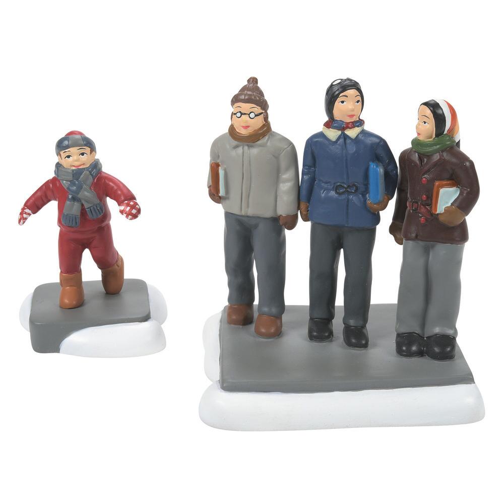 C'mon Guys, Wait Up! from Dept 56 A Christmas Story Village – Red
