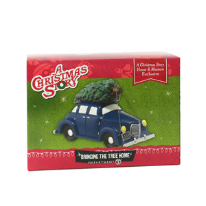 Bringing the Tree Home – Dept 56 A Christmas Story Village Exclusive Retired