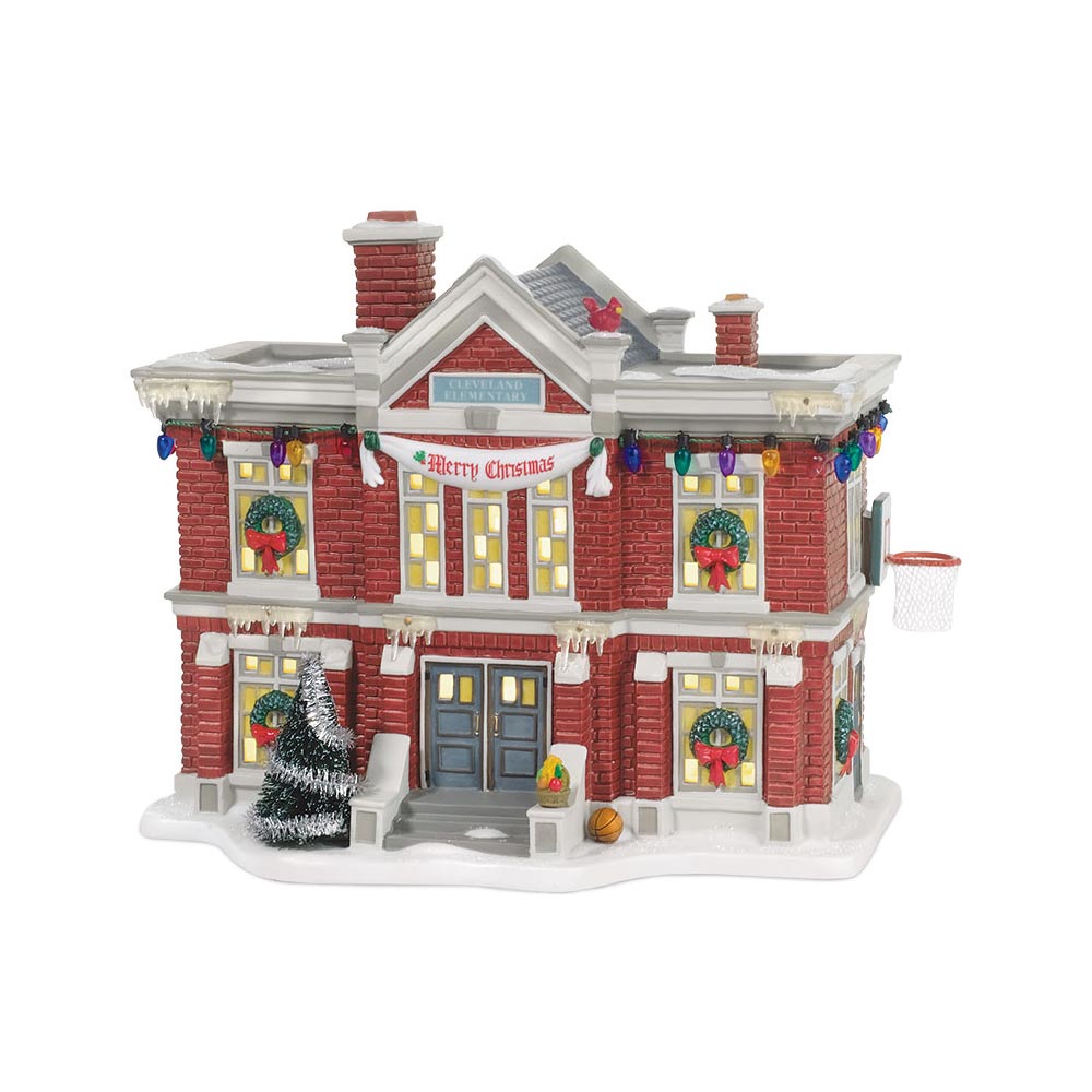 Cleveland Elementary School – Dept 56 A Christmas Story Village