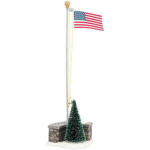 Stars and Stripes Dept 56 Christmas Village Accessory