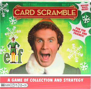Elf Card Scramble Board Game Front Of Box 