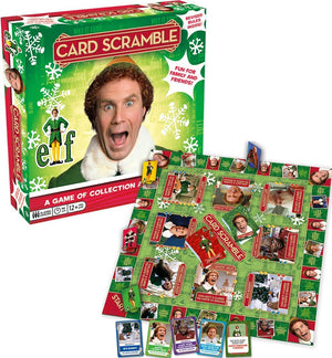 Elf Card Scramble Board Game