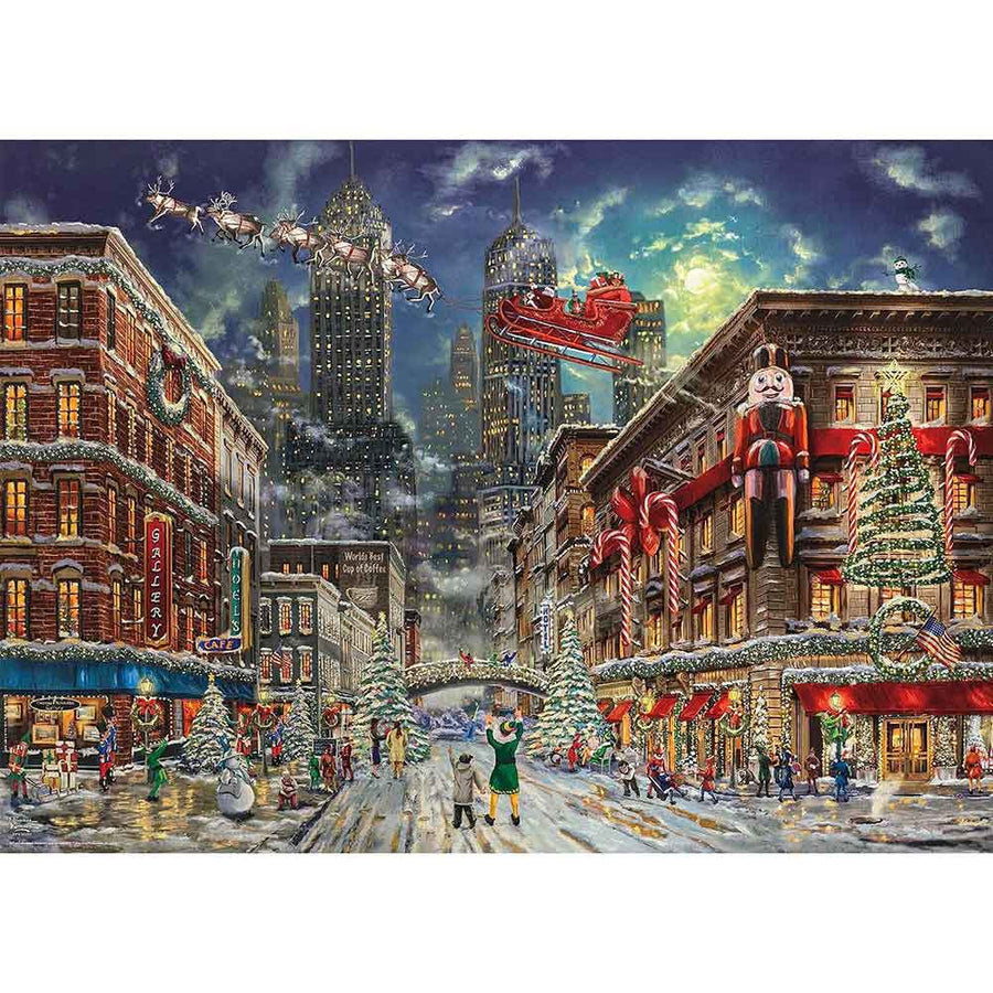 Elf the Movie Thomas Kinkade Puzzle