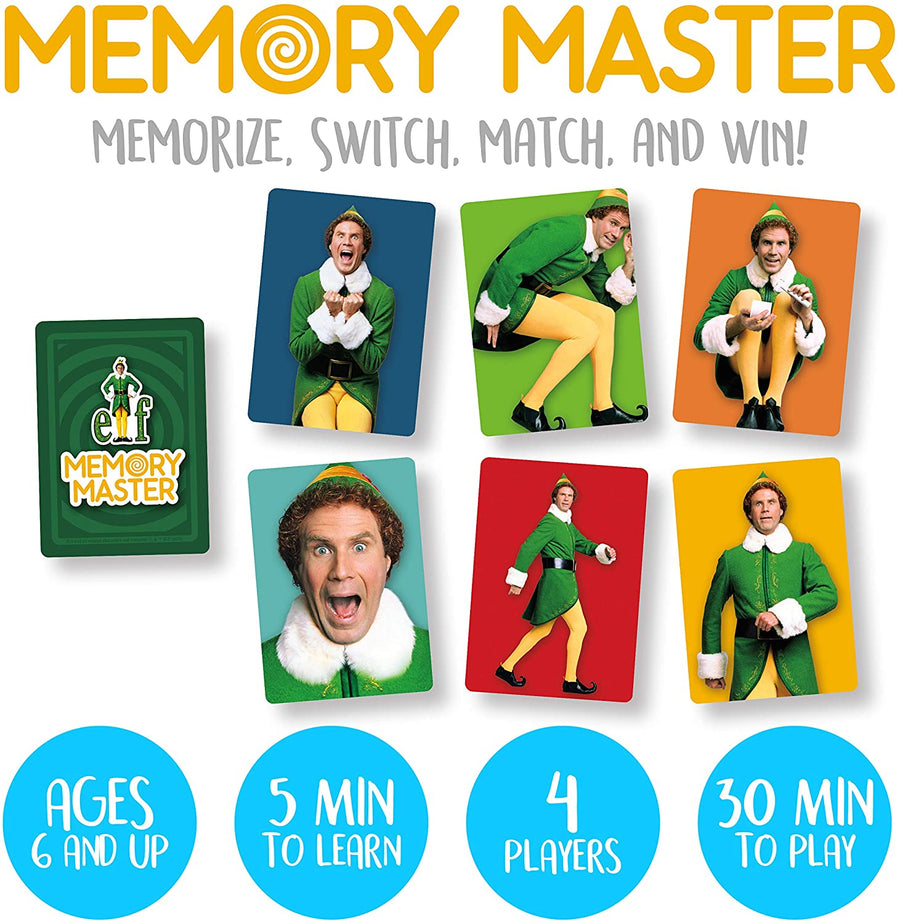 Elf Memory Master Card Game