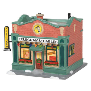 Hohman Telegraph Office From Dept 56 A Christmas Story Village