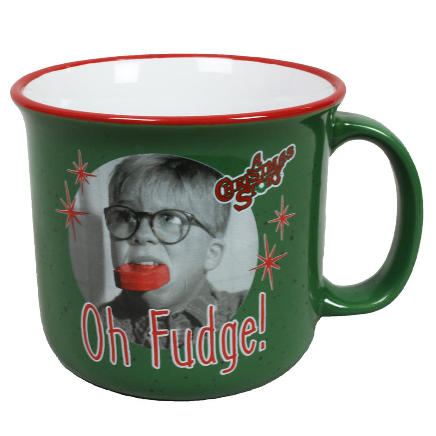 Oh Fudge 14oz Ceramic Camper Mug from A Christmas Story