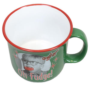 Oh Fudge 14oz Ceramic Camper Mug  Inside