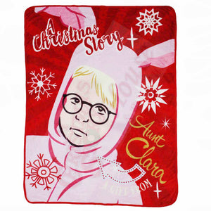Pink Nightmare Fleece Blanket From A Christmas Story
