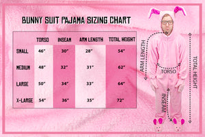 Deluxe Christmas Bunny Suit Pajamas