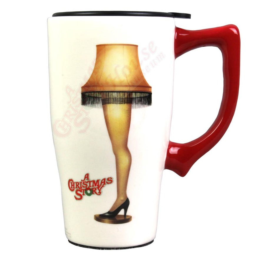 Major Award Ceramic Travel Mug w/Lid From A Christmas Story